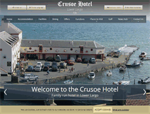 Tablet Screenshot of crusoehotel.co.uk